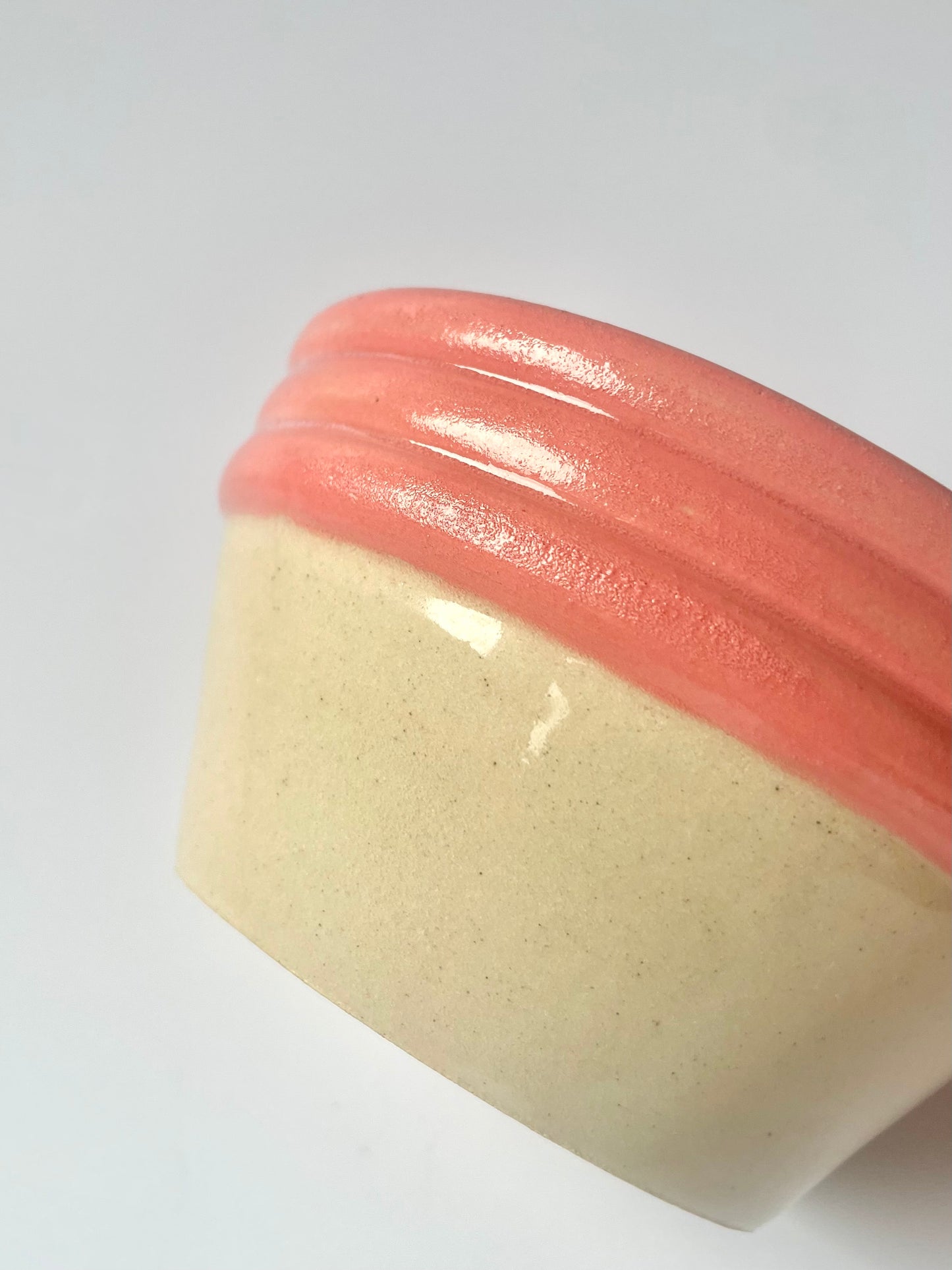 Pink Bubble Rim Bowl | Small