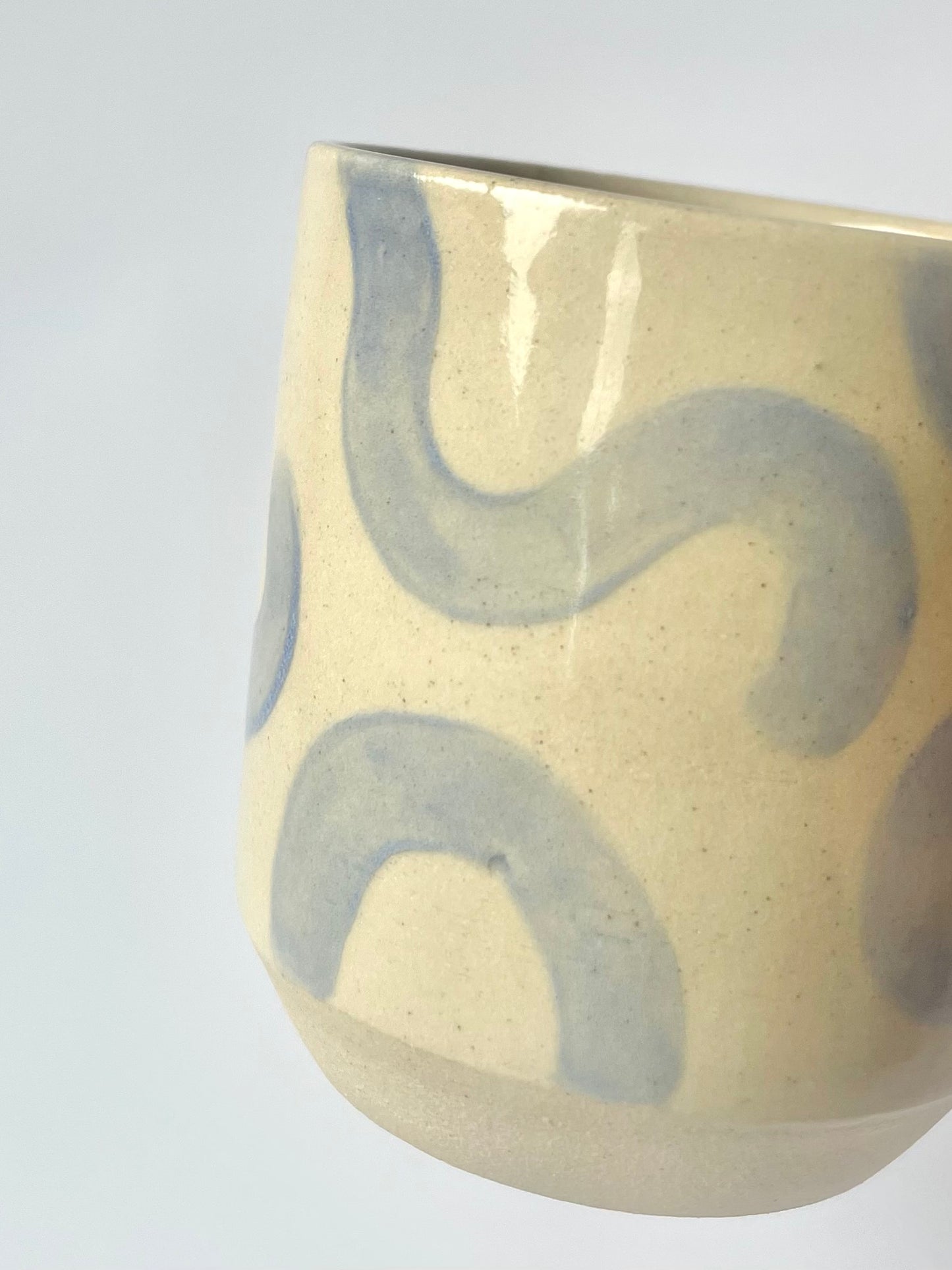 Blue Squiggle Mug | Medium (250 ml)