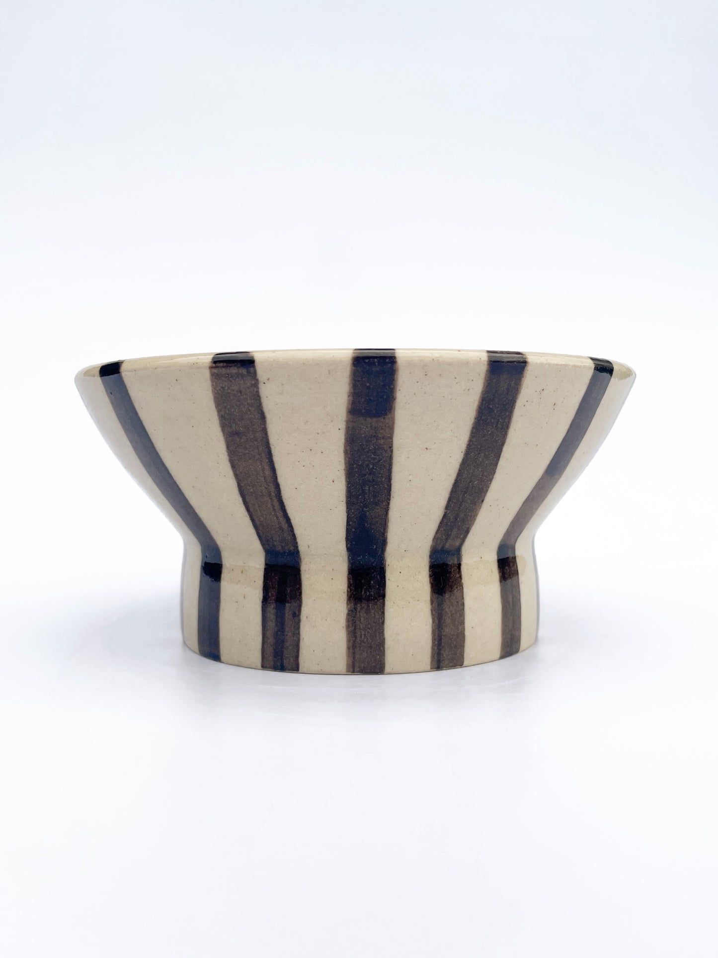 Thick Black Stripe Bowl | Medium