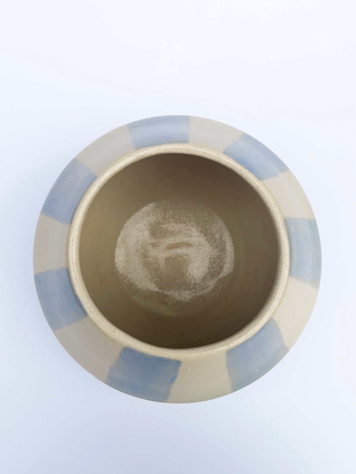 Angular Blue Pattern Vase | Medium | Seconds (-30%)