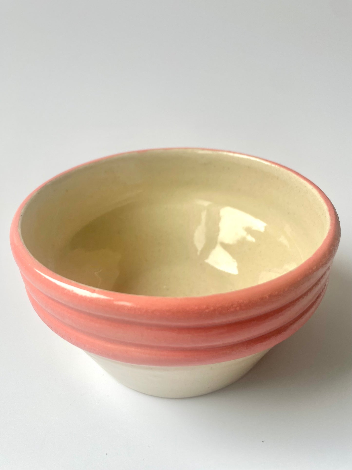 Pink Bubble Rim Bowl | Small