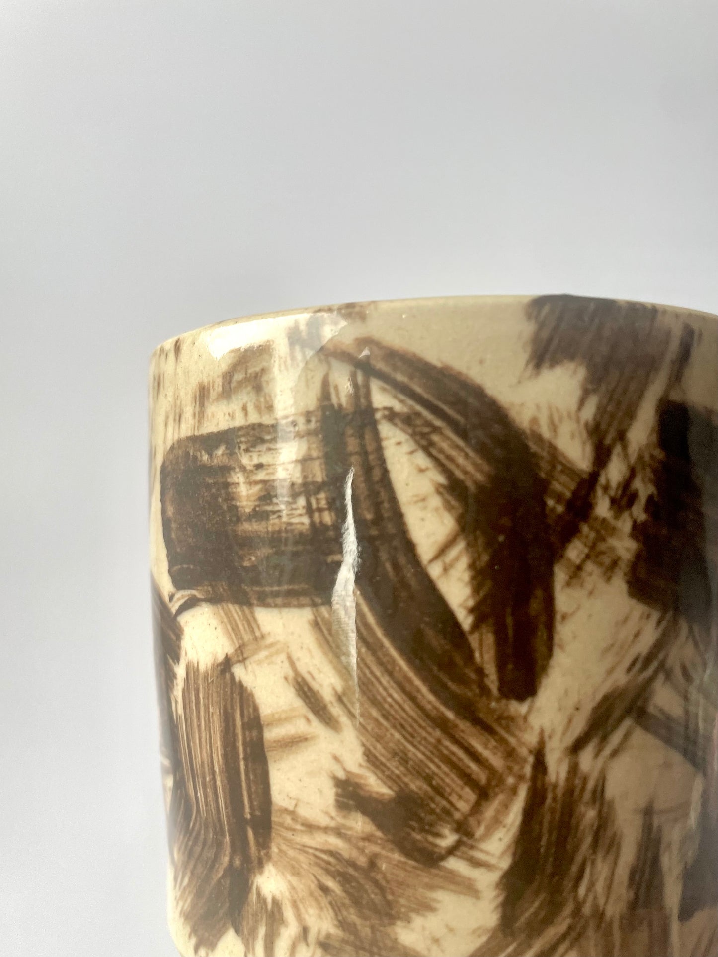 Black Brushstroke Mug | Large (250 ml)