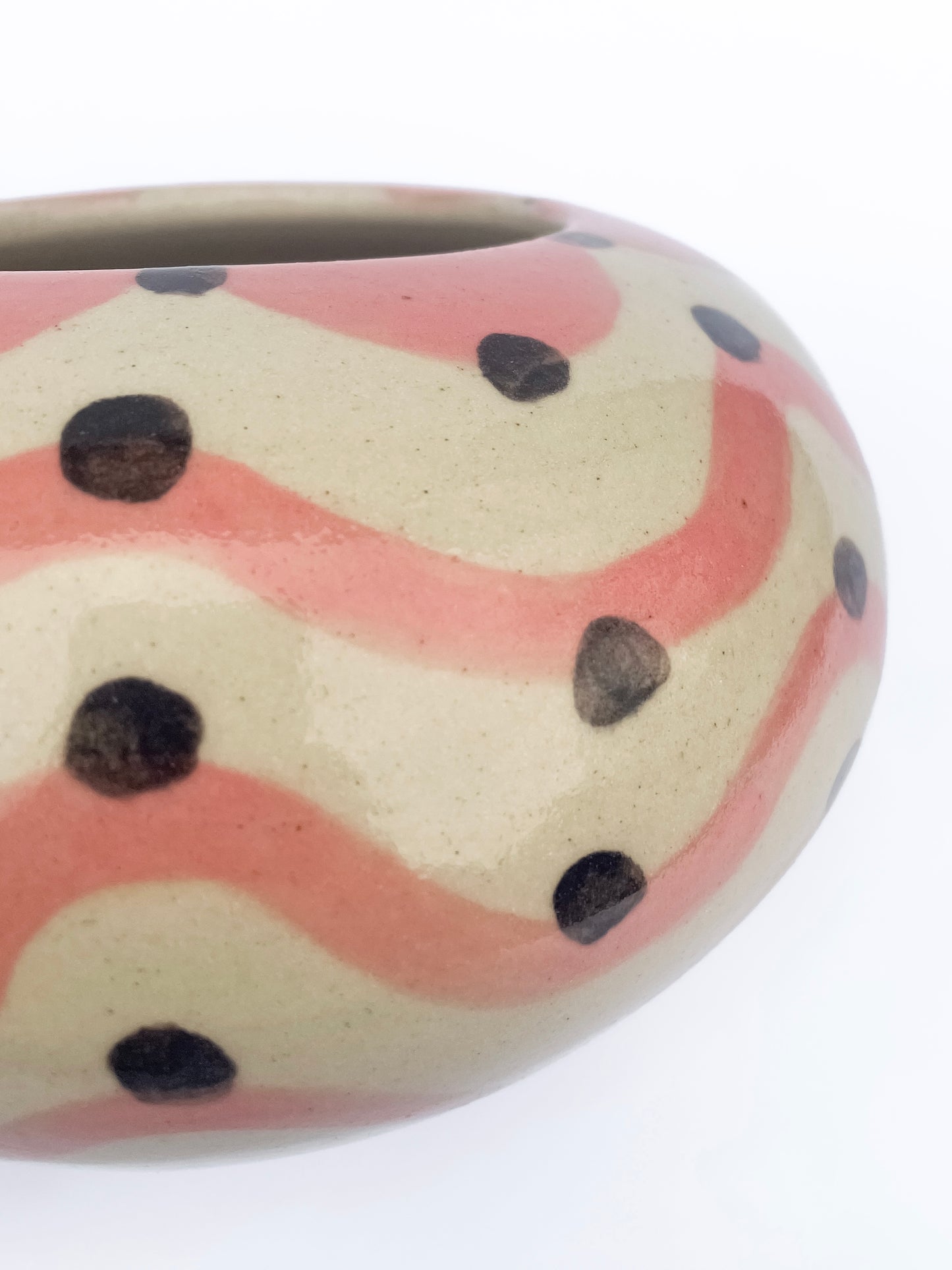 Patterned Round Vase | Medium | Seconds (-20%)