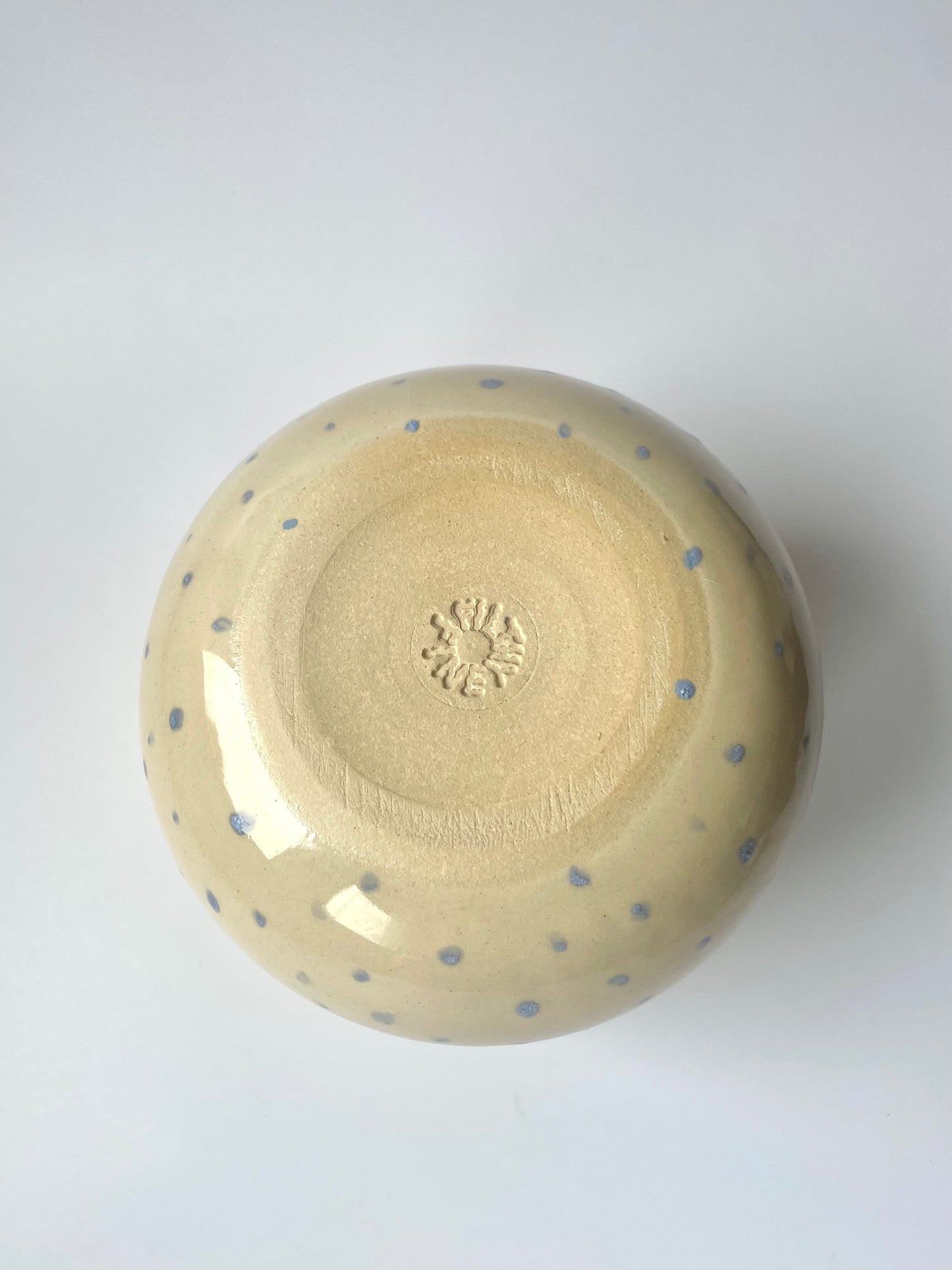 Blue Dots Bubble Vase | Medium