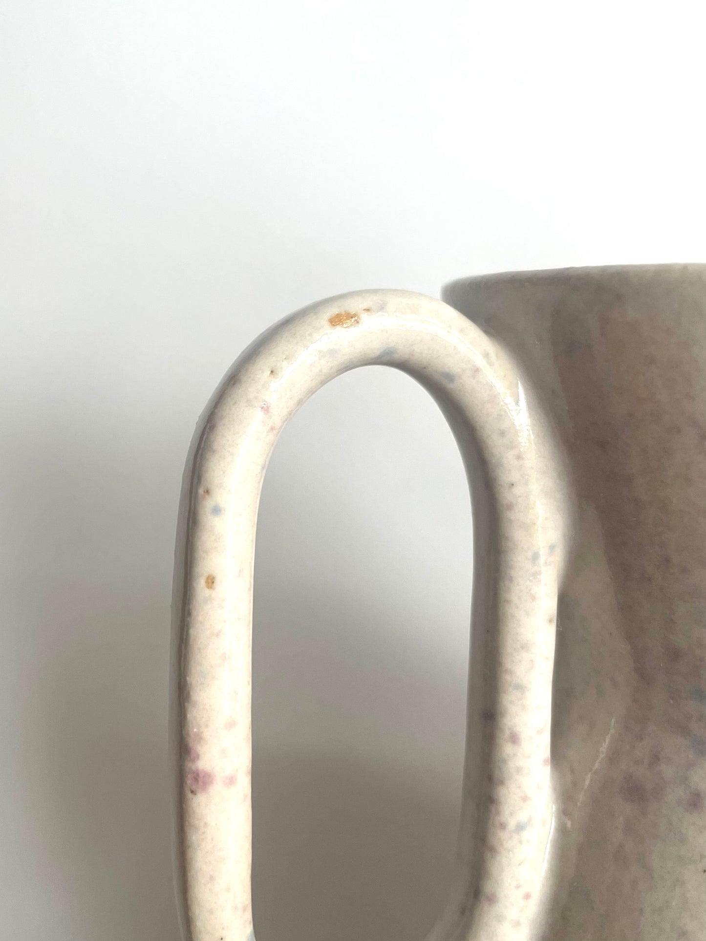 Angular Speckled Mug with a Handle | Small (150 ml) | Seconds (-10%)