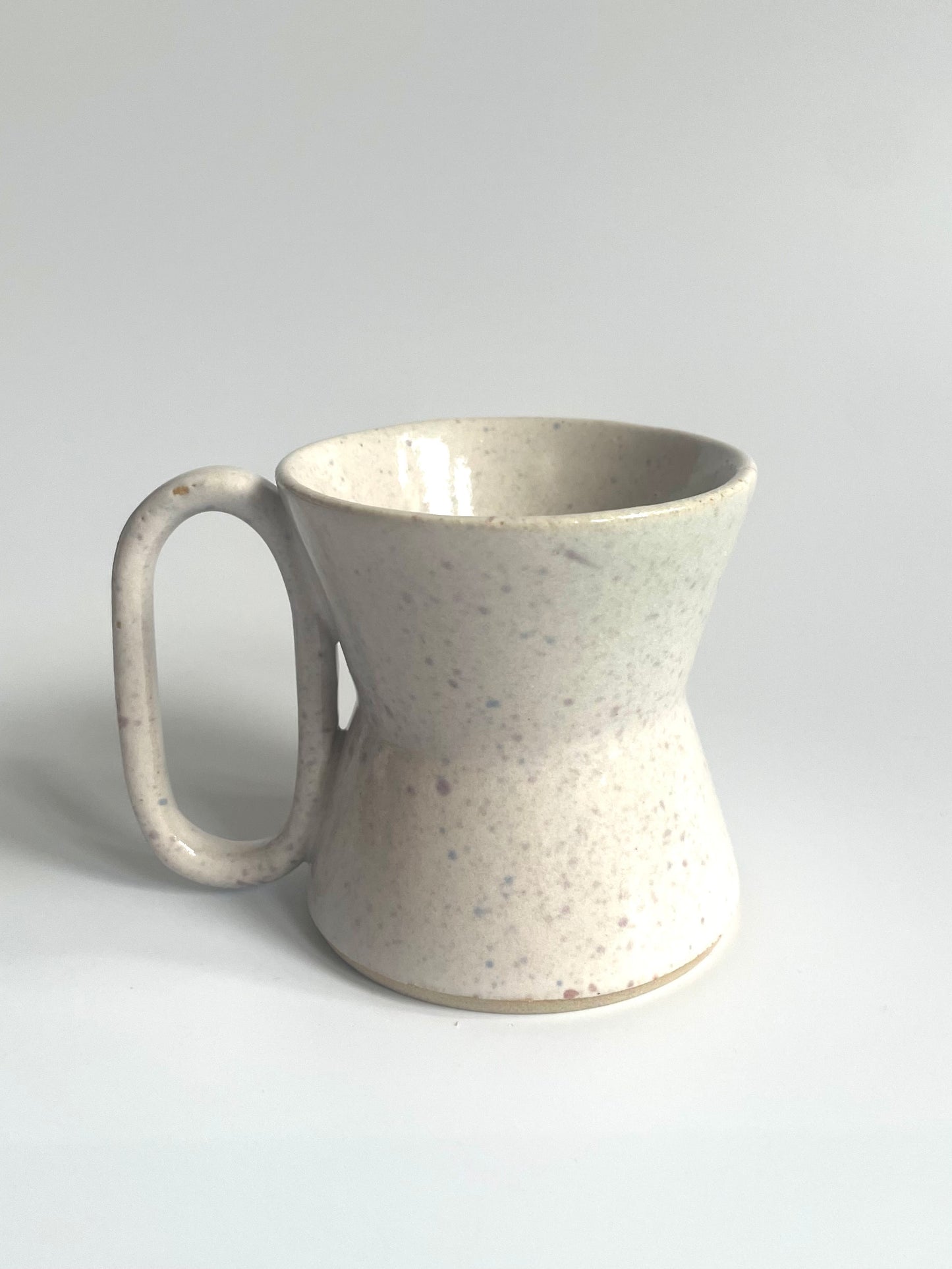 Angular Speckled Mug with a Handle | Small (150 ml) | Seconds (-10%)