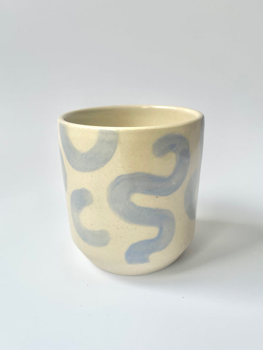 Blue Squiggle Mug | Medium (250 ml)