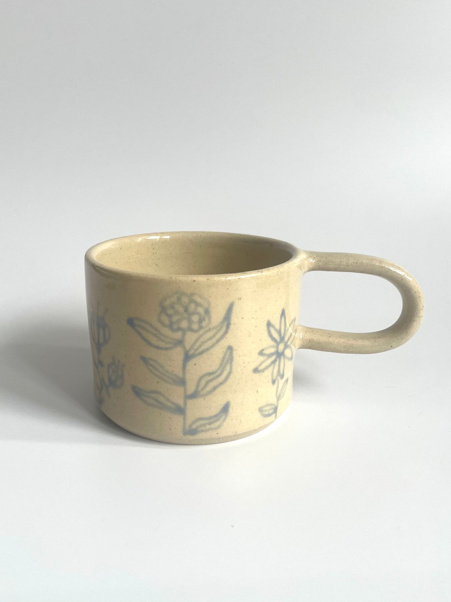 Floral Mug with a Handle | Medium (300 ml)