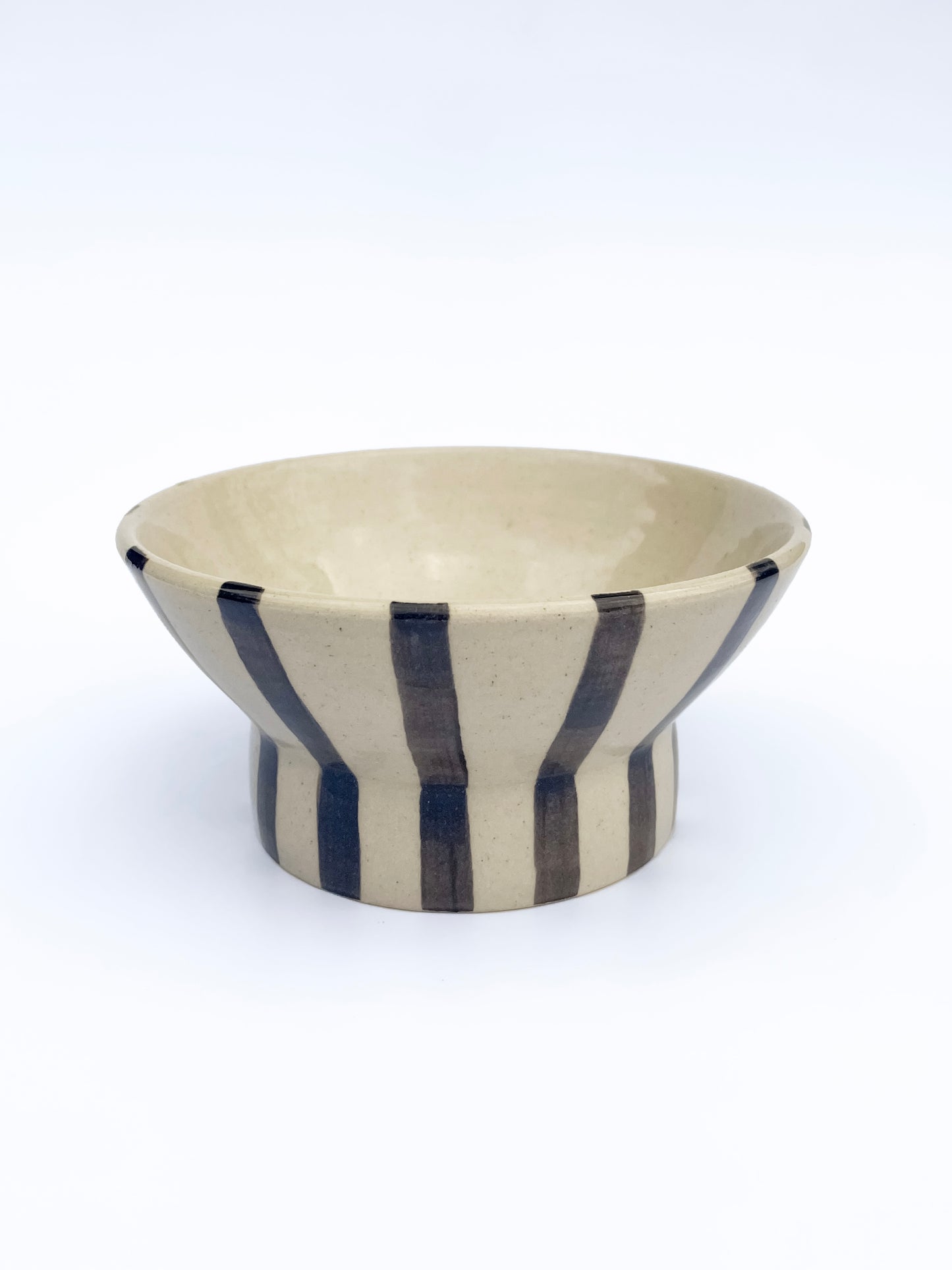 Thick Black Stripe Bowl | Medium