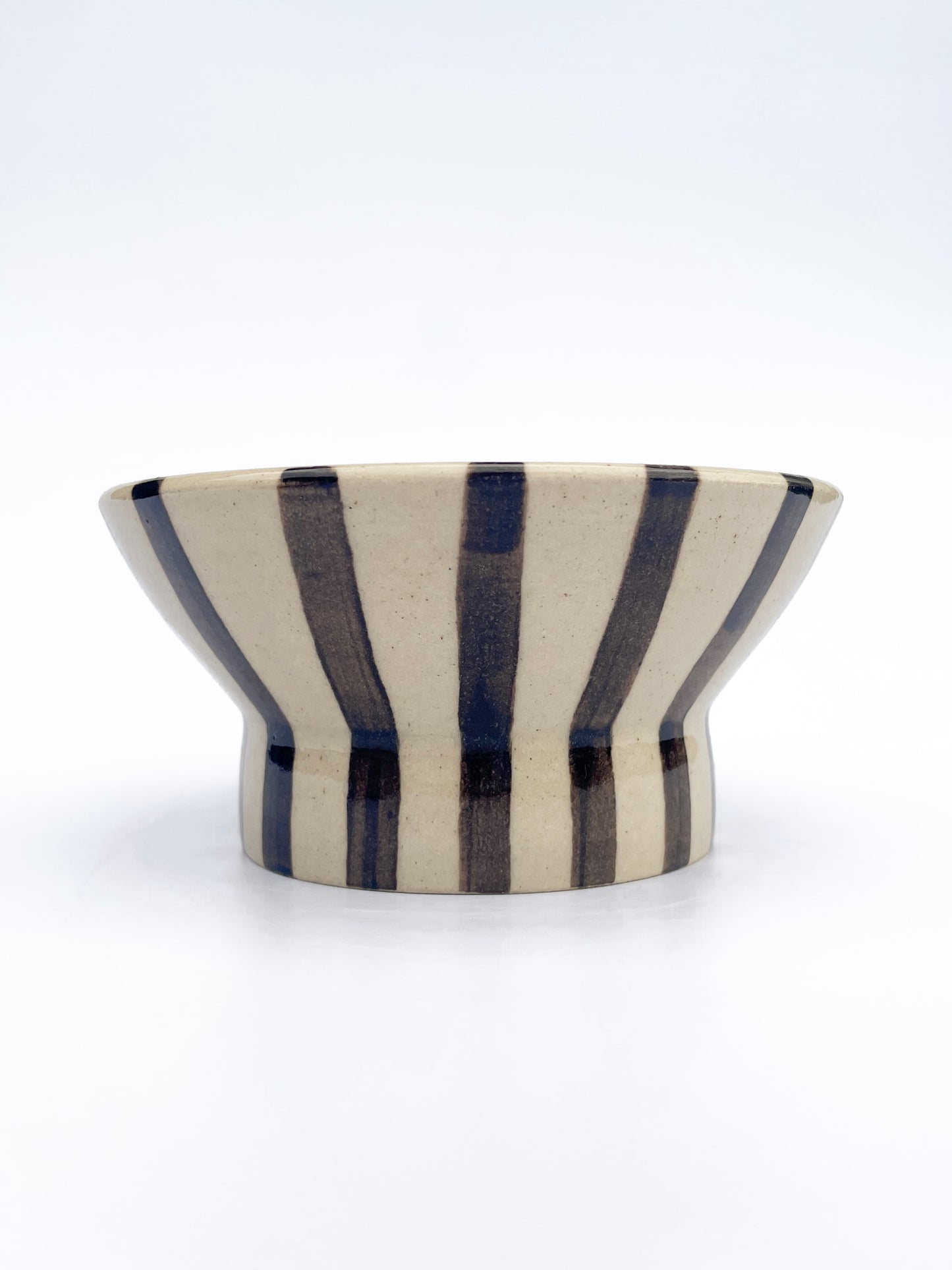 Thick Black Stripe Bowl | Medium