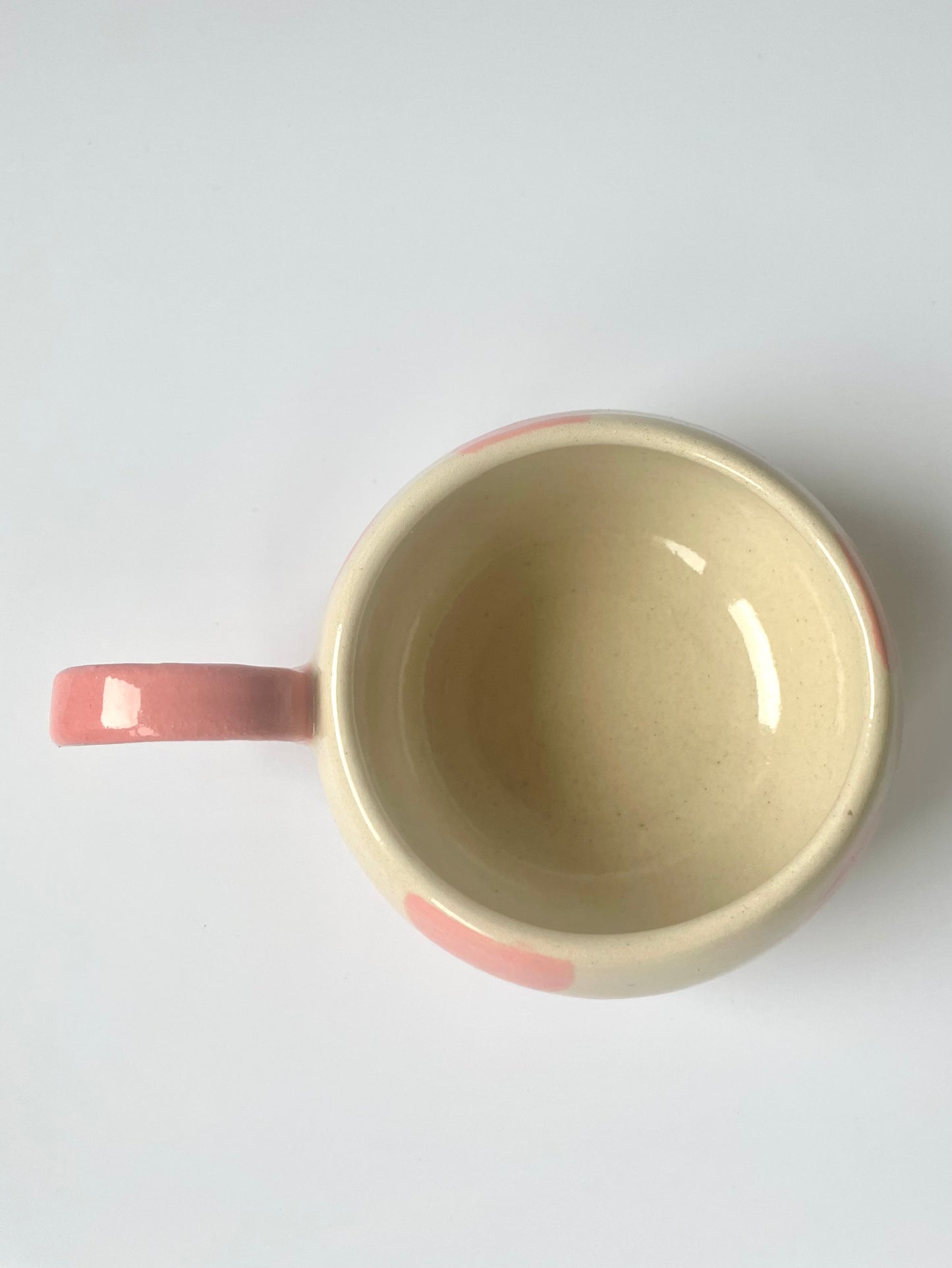 Pink Dot Mug with a Handle | Large (270 ml)