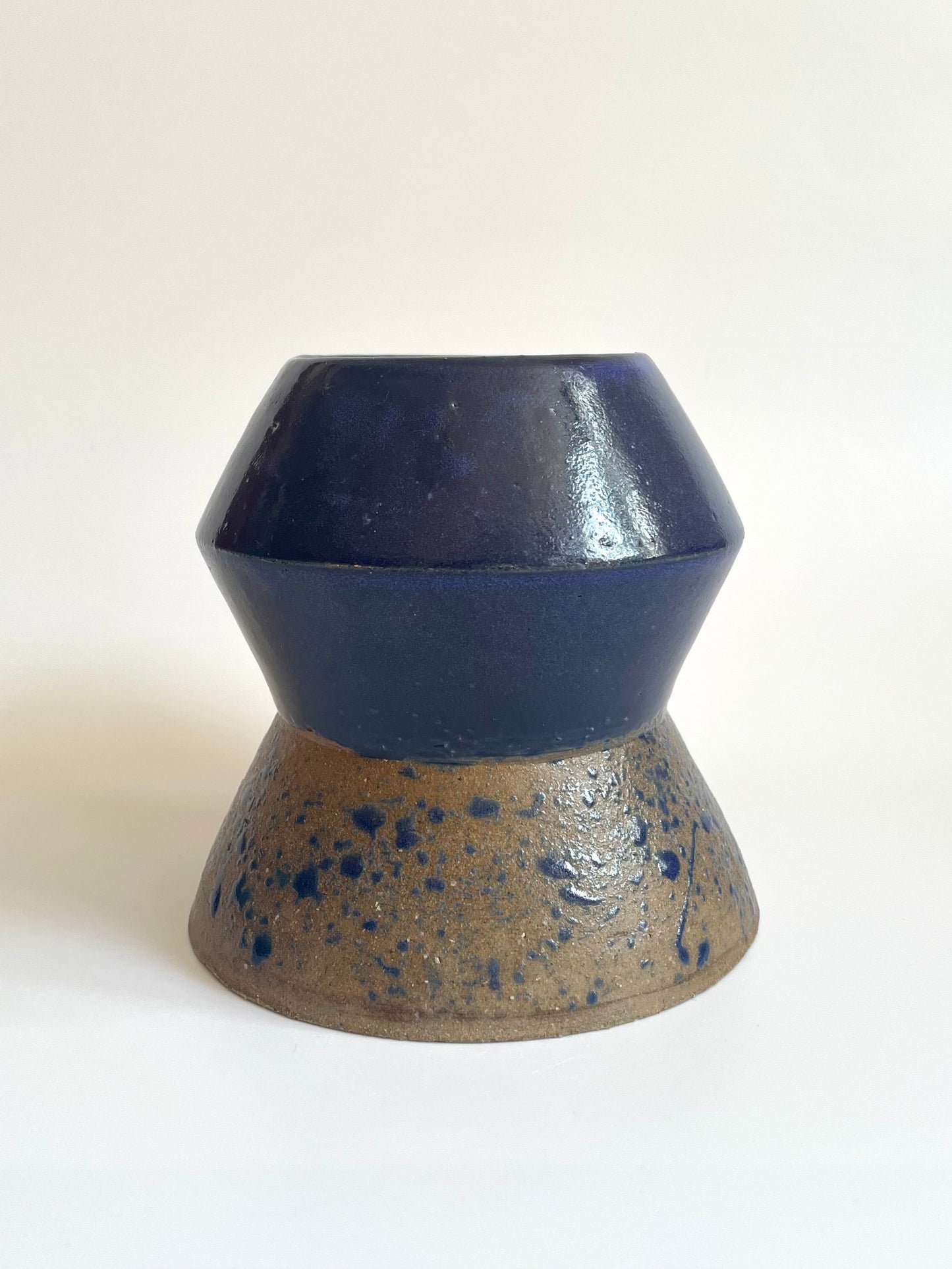 Half-Glazed Angular Vase | Medium | Oldies (-40%)