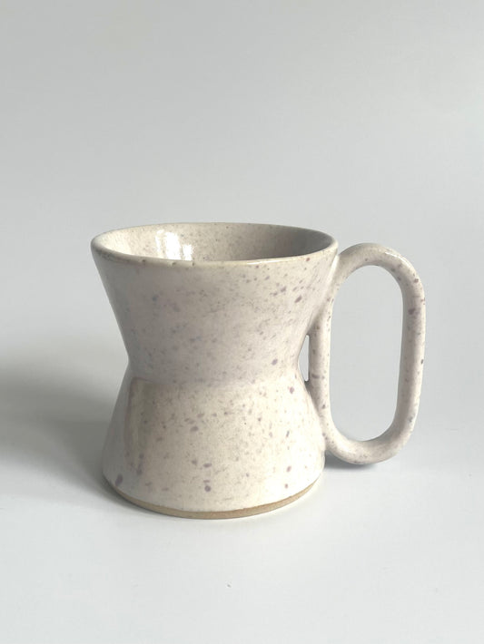 Angular Speckled Mug with a Handle | Small (150 ml) | Seconds (-10%)