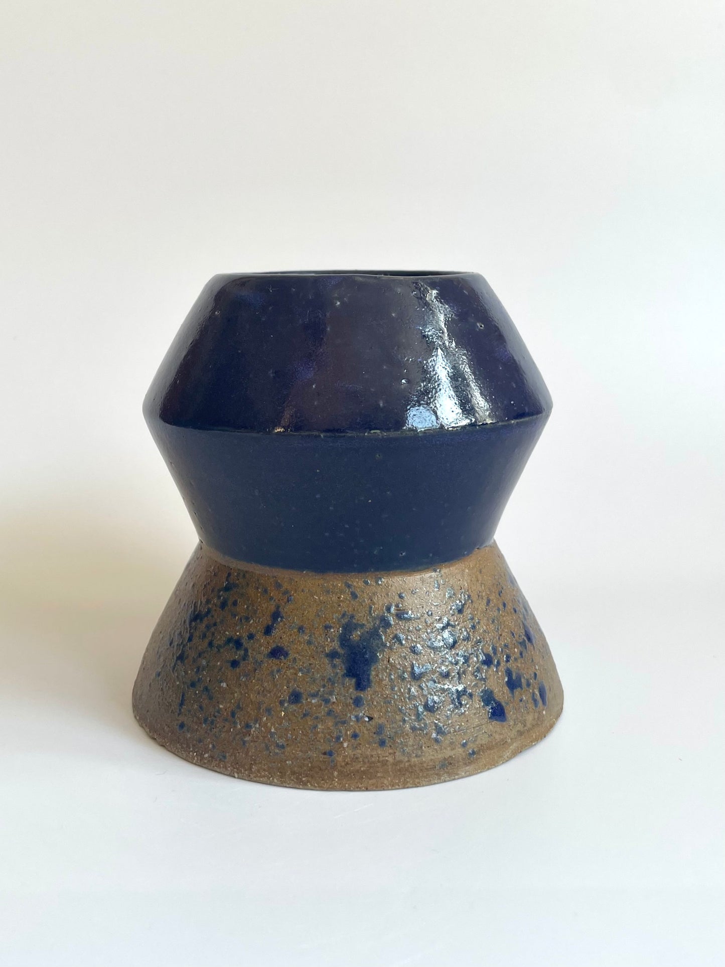 Half-Glazed Angular Vase | Medium | Oldies (-40%)