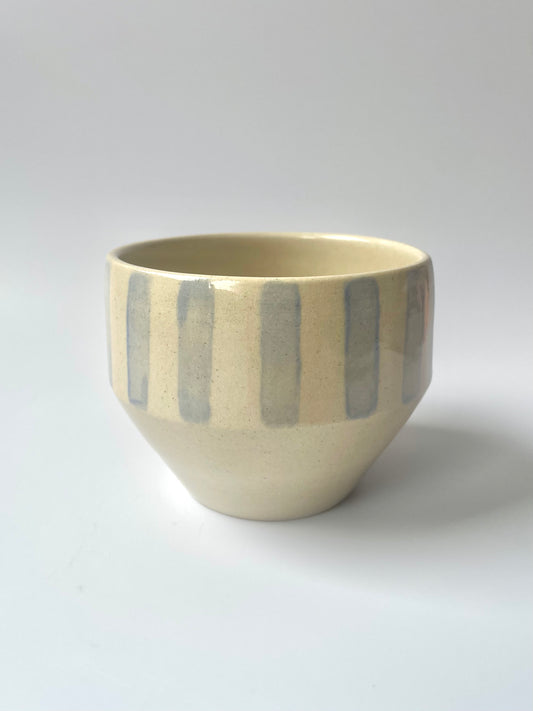 Blue Stripe Pot | Large (370 ml)