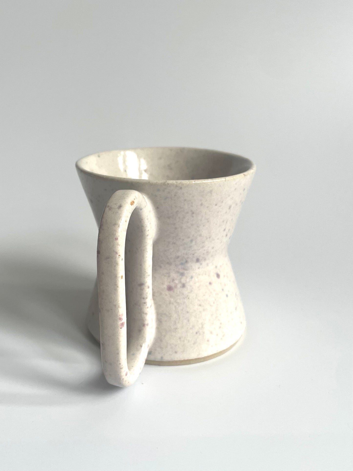 Angular Speckled Mug with a Handle | Small (150 ml) | Seconds (-10%)