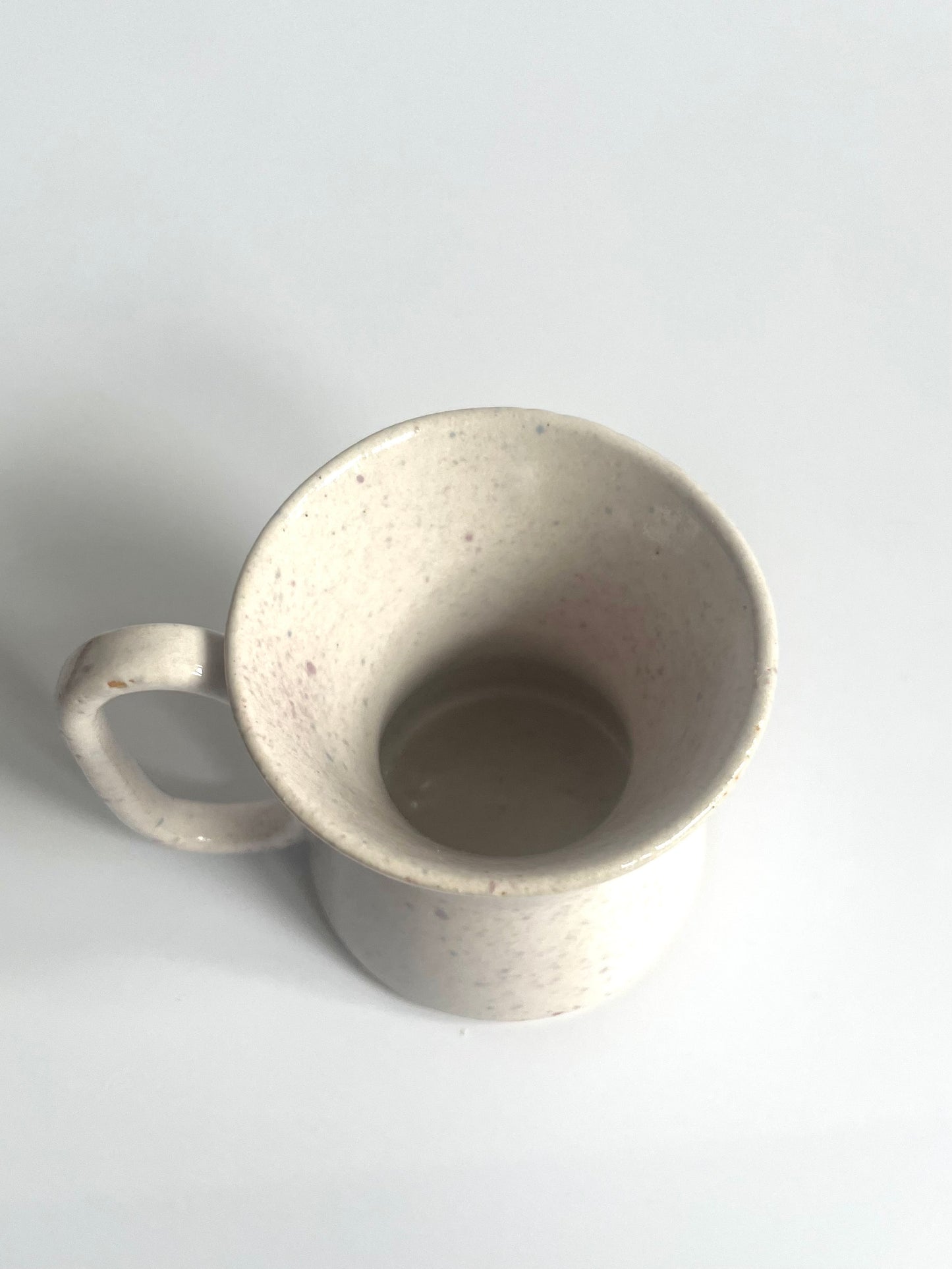 Angular Speckled Mug with a Handle | Small (150 ml) | Seconds (-10%)