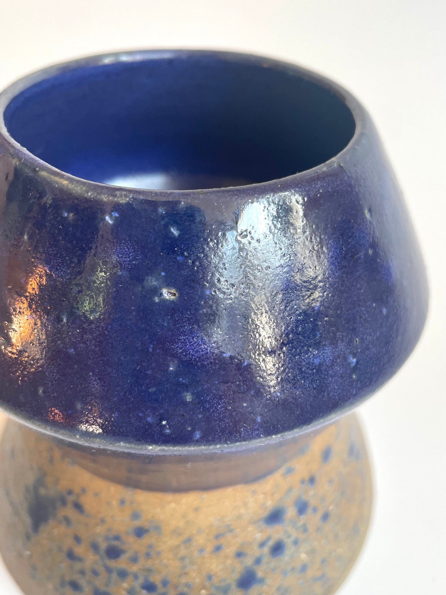 Half-Glazed Angular Vase | Medium | Oldies (-40%)