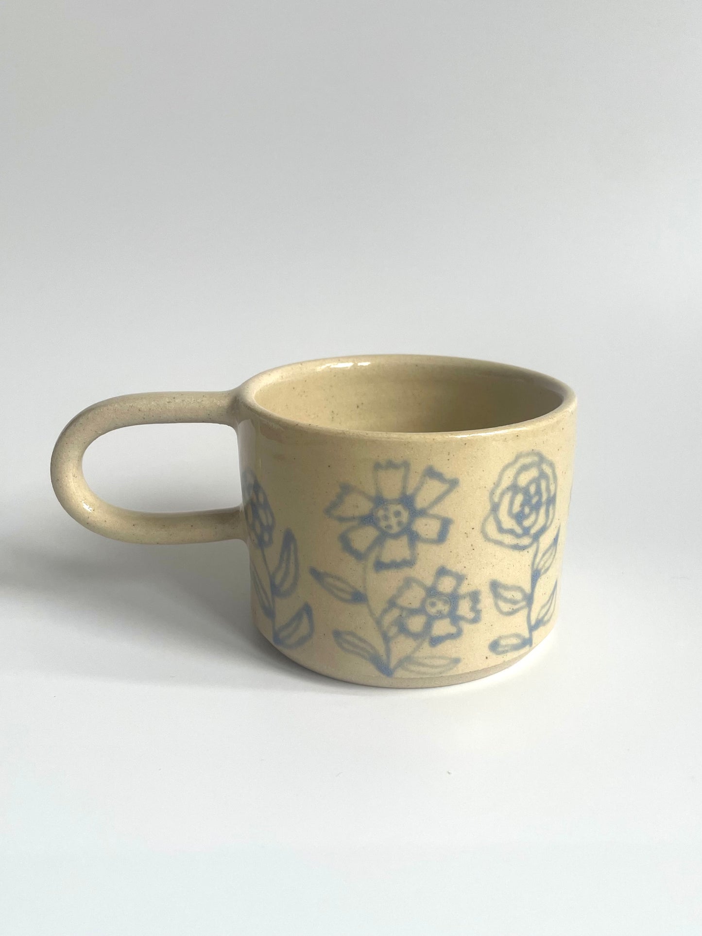 Floral Mug with a Handle | Medium (300 ml)
