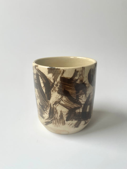 Black Brushstroke Mug | Large (250 ml)